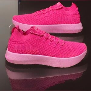 🐽US Women 11/Men 9.5- NO BULL "Journey" Textile Knit "NEON PINK" Crossfit Run